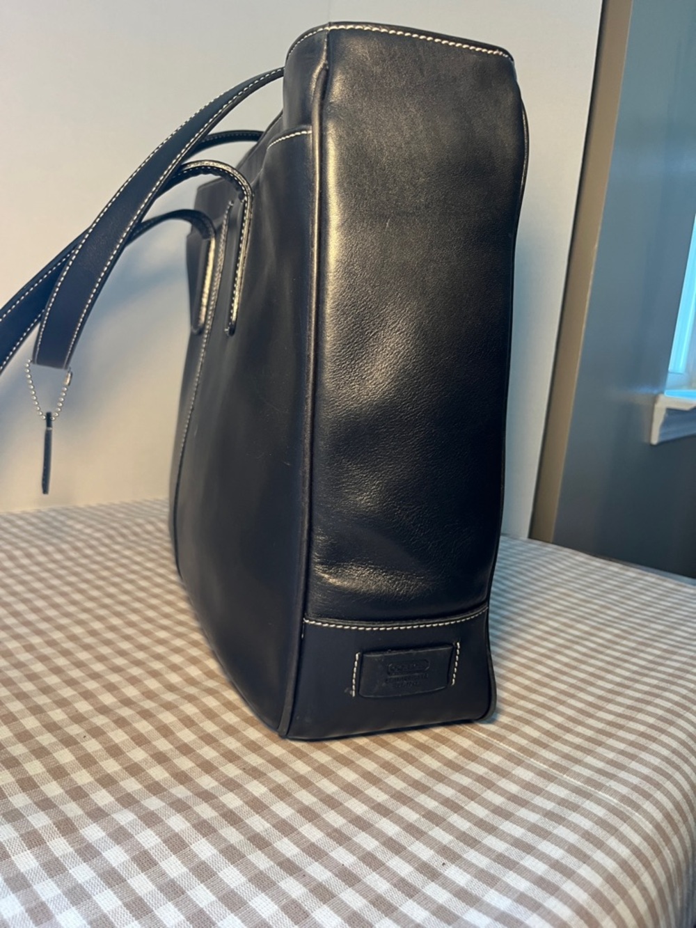 Y2K Vintage Coach Hampton Leather Tote 5209 in Excellent Condition - Picture 4 of 15